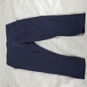 Zyia Active Navy Blue Casual Workout Active Athletic Leggings Size 16-18